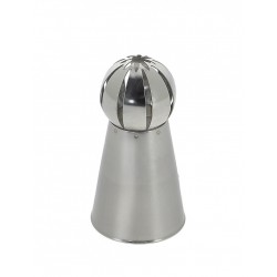 Douille sphère inox (stries...