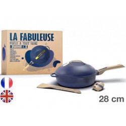 Poêle LA FABULEUSE 28cm bleue