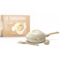 Poêle LA FABULEUSE 28cm crème