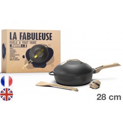 Poêle LA FABULEUSE 28cm noire