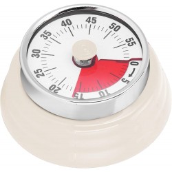 Minuteur magnétique crème...
