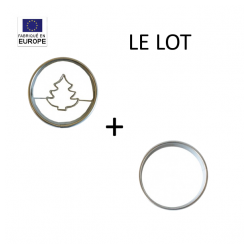 Lot de 2 emporte-pièces...