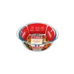 Plat pyrex rond 20cm