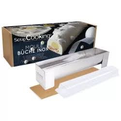 Moule à bûche inox 30 cm...